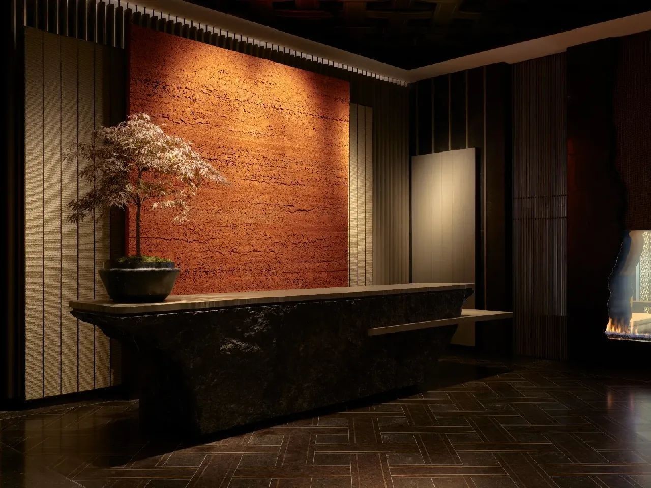 Custom Trendy Hotel Furniture Hotel Lounge Furniture Genuine Leather Hotel Lobby Sofa E2