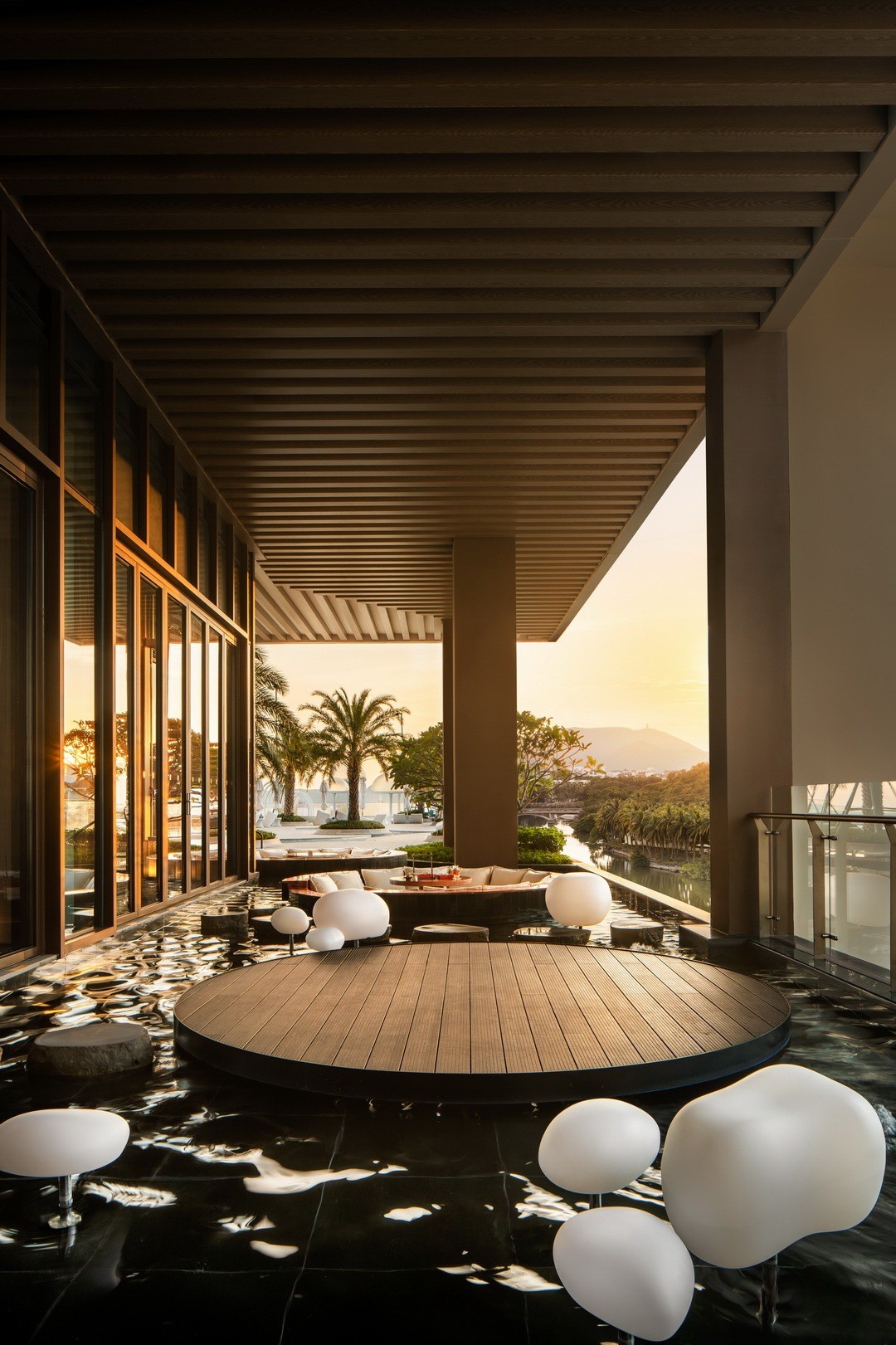 High Temperature Resist Villa Furniture Creative Restaurant MDF  Bench Seating