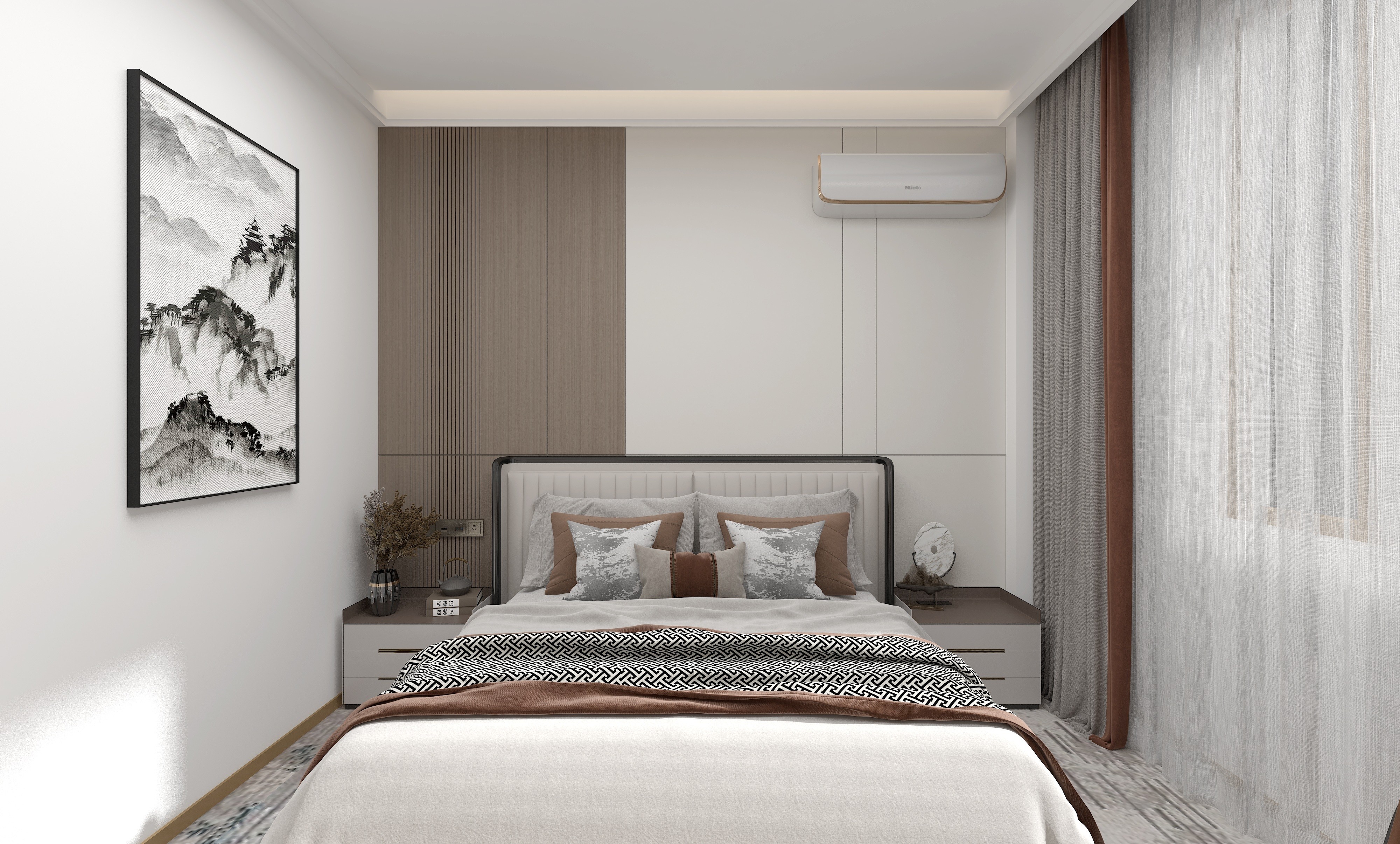 Laminate Lacquer Apartment Furniture Sets HDF Small Apt Furniture