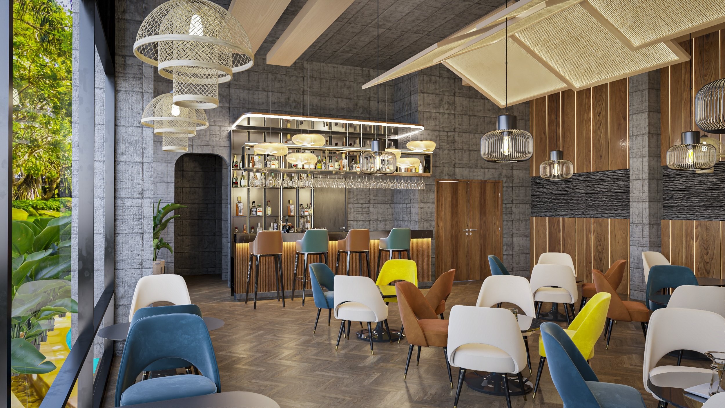 Luxury Dining Room Furniture 560mm Leather Dining Chairs Manufacturing