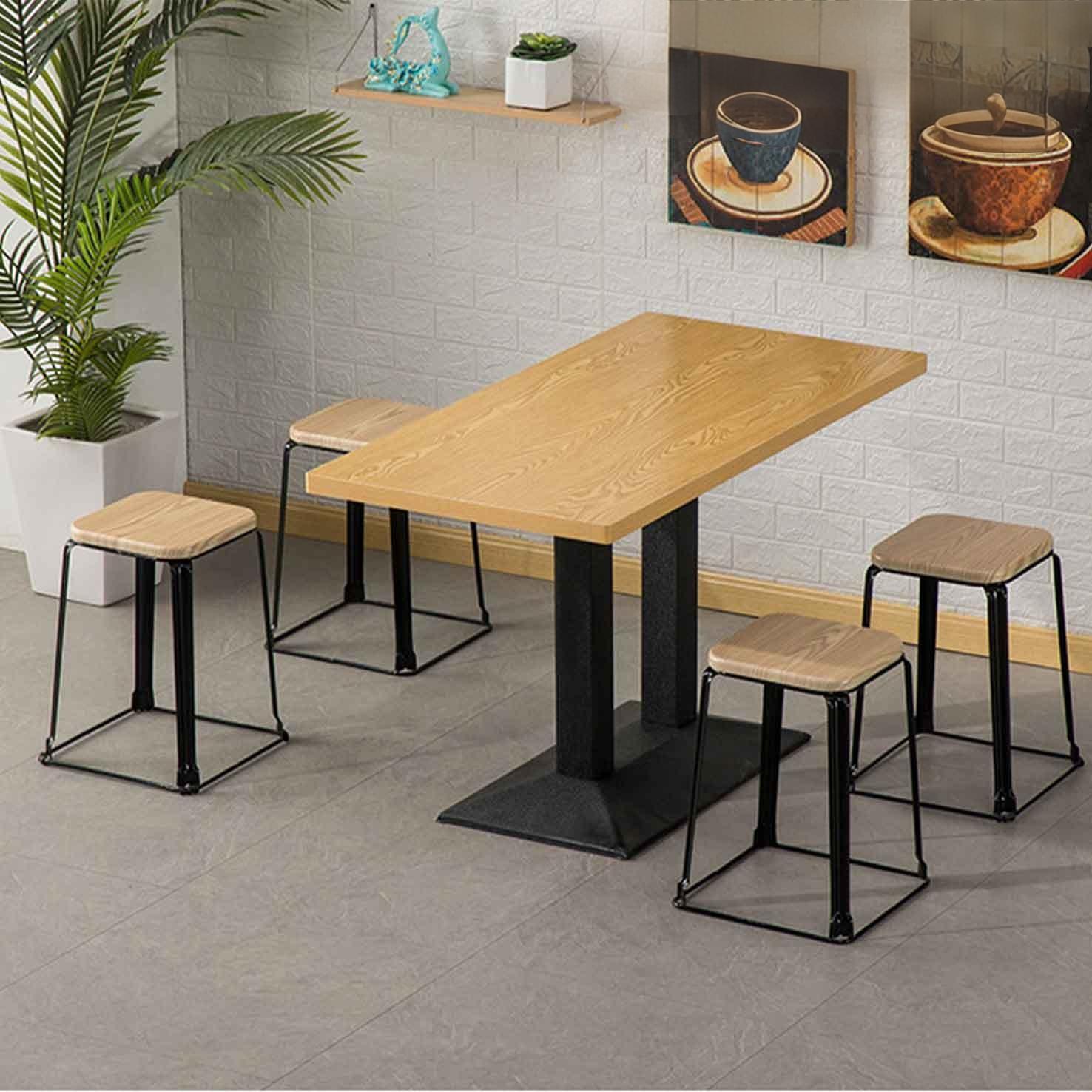 Modern Desk Wooden Table Desk Elegance Modern Desk Wooden Iron Leg