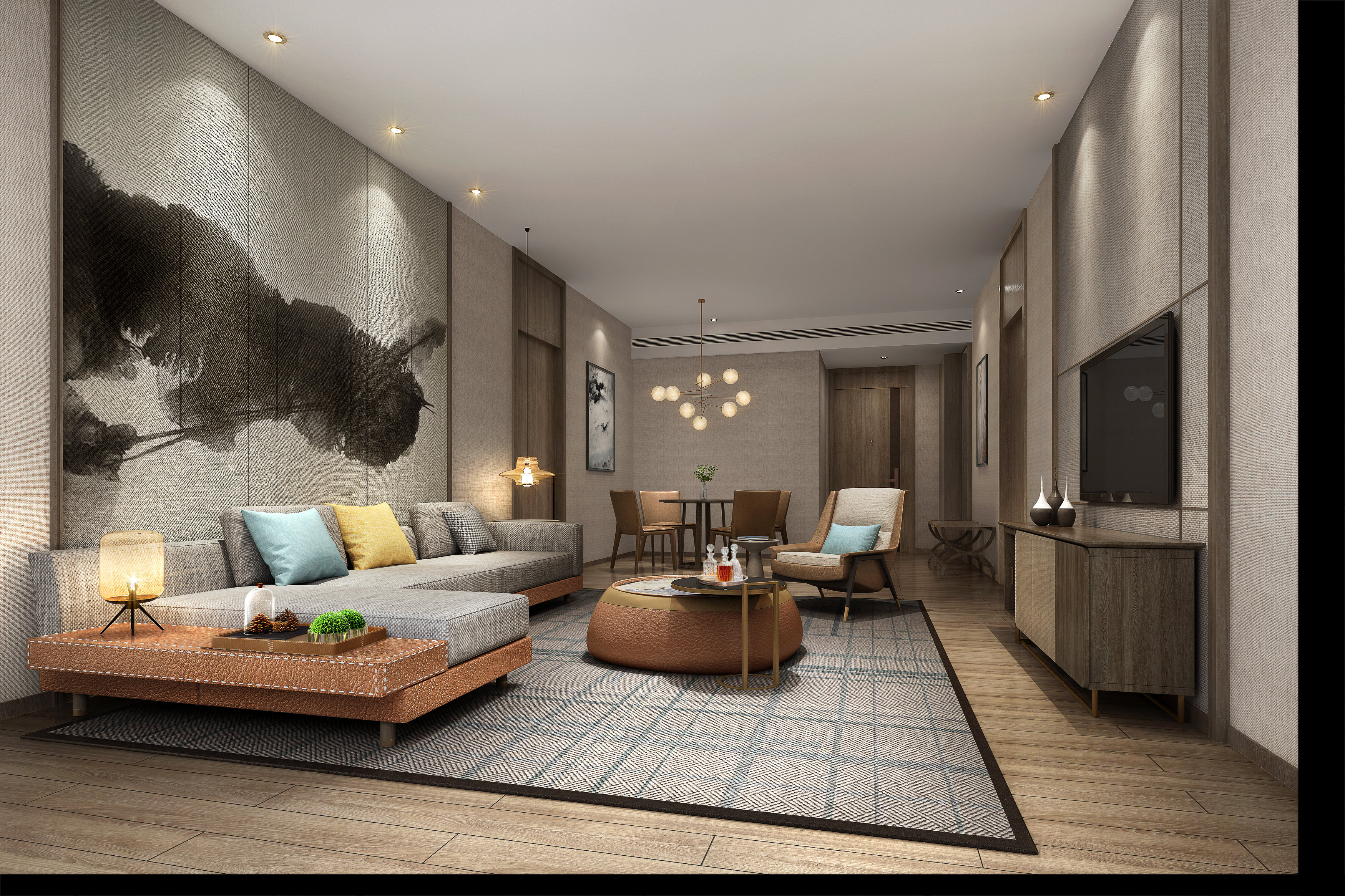CUSTOM SOLID WOOD HOTEL FURNITURE | NEW CHINESE STYLE LOBBY SOFA, GUEST ROOM SOFA & SPA CHANGING ROOM WOODEN LOCKERS, NATURAL OAK TIMBER, MINIMALIST ZEN INTERIOR DESIGN, BESPOKE RESORT CUSTOM FURNISHI