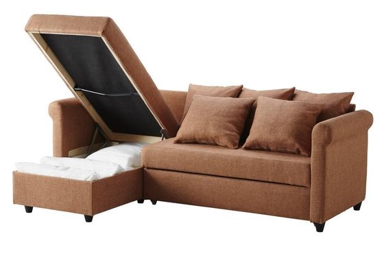 Sofa Sudut Panjang Berlapis Kain Beludru Berbentuk L Modern Sofa Modular untuk Ruang Tamu