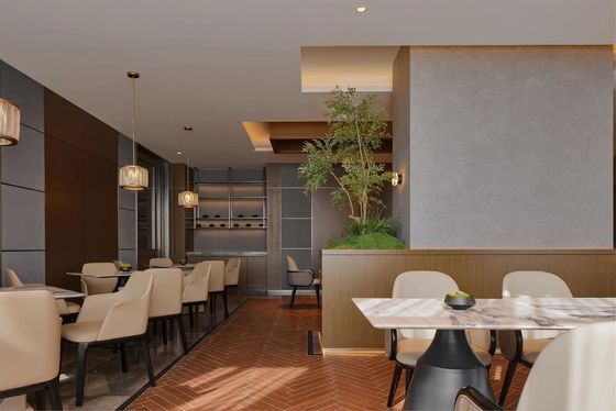 Moderner Stil Gepolsterter Stuhl Restaurantmöbel Esstisch Set 4 6 Stühle