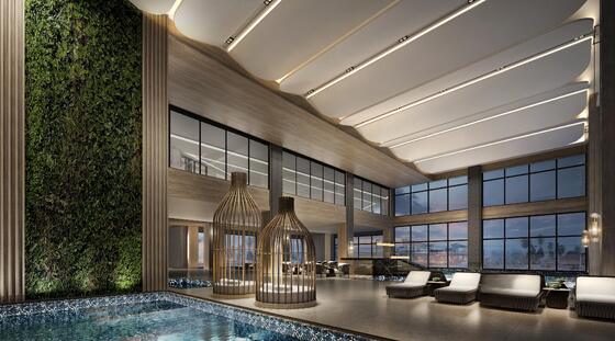 MASSGESCHNEIDERTE NEUE CHINESISCHE HOTELMÖBEL AUS MASSIVEM HOLZ | RESTAURANT-ESSZIMMER-SET, SPA-POOL-LOUNGESTUHL & LOBBY-KONSOLENTISCH, NATÜRLICHES HOLZMATERIAL, ZEN ORIENTAL RESORT MASSGESCHNEIDERTE EINRICHTUNG MIT HANDARBEIT